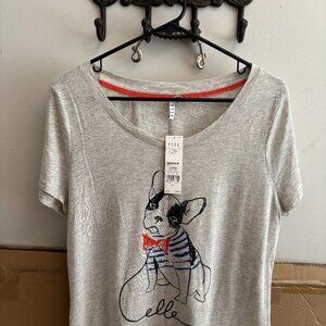 Elle Tee with puppy Large